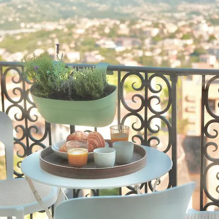 Appartement Duplex Le Mimosa Parking Gratuit Vue Exceptionnelle Grasse Exterior photo